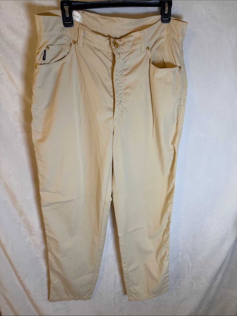 Escada Cream Straight Leg Trousers
